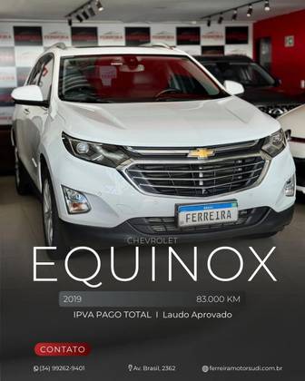 CHEVROLET EQUINOX 2.0 16V TURBO GASOLINA PREMIER AWD AUTOMÁTICO CHEVROLET EQUINOX 2.0 16V TURBO GASOLINA PREMIER AWD AUTOMÁTICO